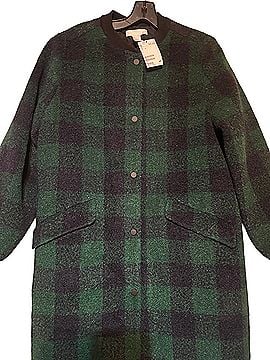 H&M Buffalo plaid Coat (view 2)