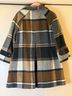 Zara Plaid Peacoat Coat - photo 4