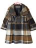Zara Plaid Peacoat Coat - photo 2