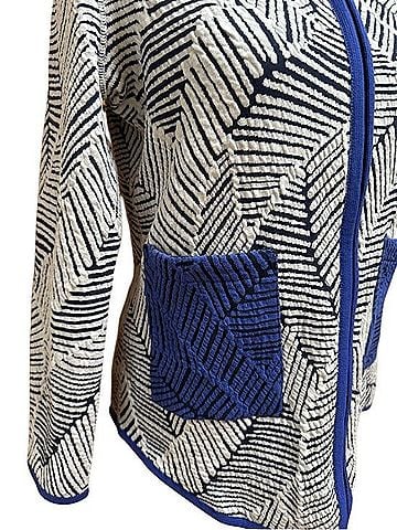 Nic + Zoe New Leaf Printed Zip-Up Jacket Jacket (view 2)