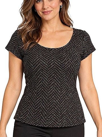 John Roberts Short Sleeve Blouse (view 1)
