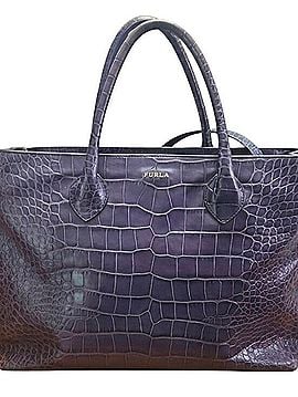 FURLA Martha Leather Tote (view 1)