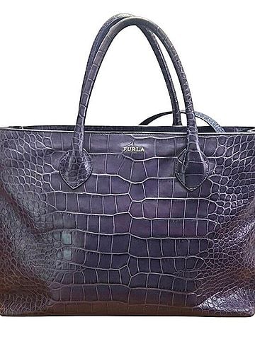 FURLA Martha Leather Tote (view 1)
