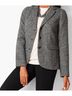 Talbots 48% Wool 27% Polyester 25% Viscose 78% Modacrylic 12% Polyester 10% Acrylic 100% Polyester Chevron-herringbone Gray Blazer Size 16 - photo 8