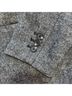 Talbots 48% Wool 27% Polyester 25% Viscose 78% Modacrylic 12% Polyester 10% Acrylic 100% Polyester Chevron-herringbone Gray Blazer Size 16 - photo 5