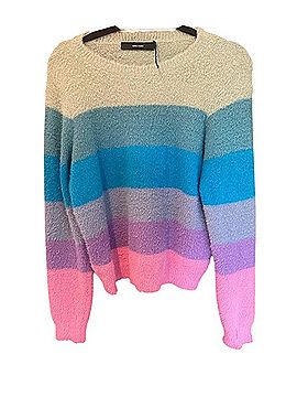 Vero Moda Plume Stripe Pullover Sweater (view 2)