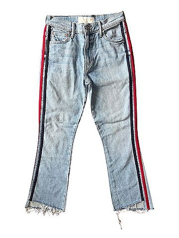 Mother The Insider Crop Step Fray Jeans (view 2)