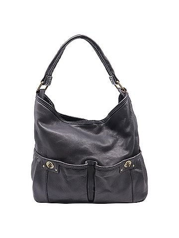 Marc Jacobs Marc By Marc Jacobs Turnlock Hobo Shoulder Bag in Black Leather (view 1)