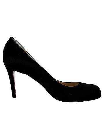 Christian Louboutin Christian Louboutin New Simple Pump 100 in Black Suede (view 1)