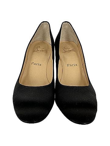 Christian Louboutin Christian Louboutin New Simple Pump 100 in Black Suede (view 2)