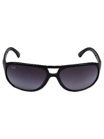 Ray-Ban Ray-Ban RB4124 Aviator Sunglasses in Black Acetate (view 1)