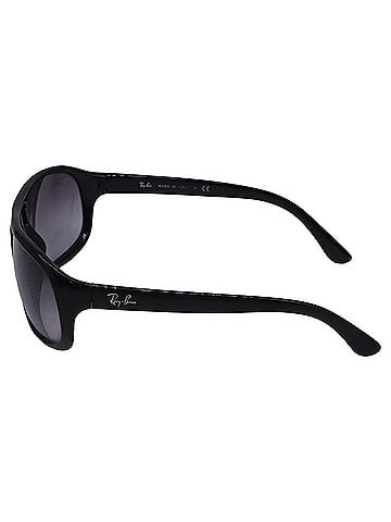 Ray-Ban Ray-Ban RB4124 Aviator Sunglasses in Black Acetate (view 2)