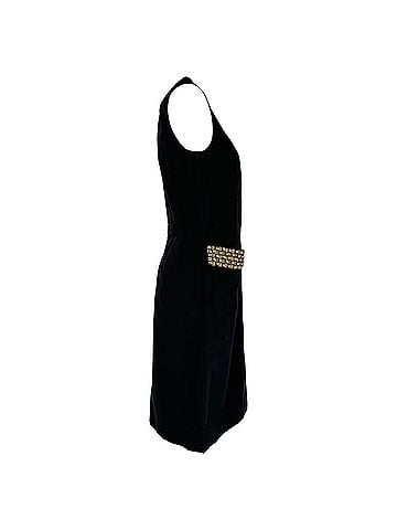 MARNI Marni Sleeveless Shift Dress in Black Cotton (view 2)