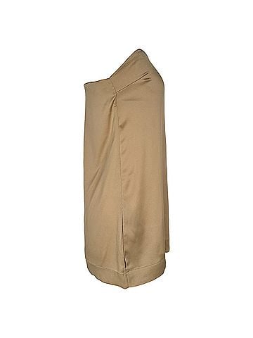 Brunello Cucinelli Brunello Cucinelli Strapless Tube Top in Beige Silk (view 2)