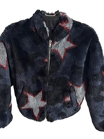 Olivaceous Star Bomber Jacket (view 1)