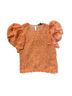 Express Orange Short Sleeve Blouse Size M - photo 1