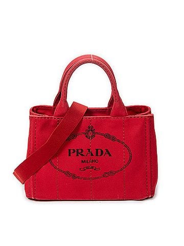 Prada Small Canapa Tote (view 1)