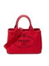 Prada Red Small Canapa Tote One size - photo 1