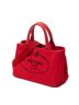 Prada Red Small Canapa Tote One size - photo 3