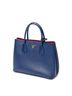 Prada Blue Cuir Double Handle Tote One size - photo 3