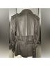 Coach 100% Leather 100% Polyester 100% Rayon Solid Gray Coat Size 2 - photo 5