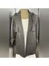 Coach 100% Leather 100% Polyester 100% Rayon Solid Gray Coat Size 2 - photo 10