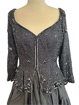 Oleg Cassini Vintage Spectacular 80s 90s Cocktail Dress (view 2)