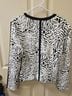 Joseph Ribkoff Animal Print Black White Jacket Size M - photo 5
