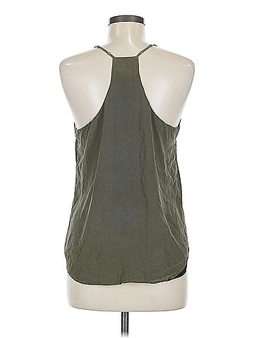 Lavender Brown Lavender Brown Sleeveless Silk Top (view 2)