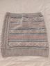 LoveShackFancy Fair Isle Gray Pink Casual Skirt Size S - photo 3