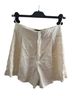 Zara 100% Linen Ivory Shorts Size XS - photo 1
