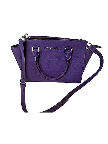 Michael Kors Leather Satchel (view 1)