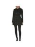 Laundry by Shelli Segal 73% Polyester 15% Cotton 6% Rayon 1% Wool 5% Other 53% Wool 40% Polyester 7% Other 100% Polyester Tweed Black Coat Size XL - photo 2