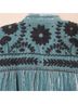 Double D Ranch Solid Blue Long Sleeve Button-Down Shirt Size M - photo 3