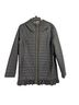 Kate Spade New York 100% Polyester 100% Polyester Leopard Print Solid Black Multi Color Coat Size M - photo 2