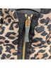 Kate Spade New York 100% Polyester 100% Polyester Leopard Print Solid Black Multi Color Coat Size M - photo 8