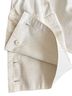 Zara Basic 100% Cotton Solid White Button-Down Shirt Size L - photo 2