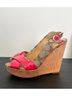 Coach Samba Jessy Cork Slingback Wedges - photo 3