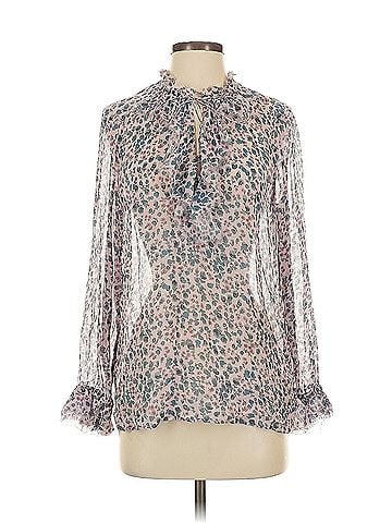 Paige Paige Long Sleeve Silk Top (view 1)