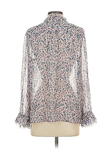 Paige Paige Long Sleeve Silk Top (view 2)