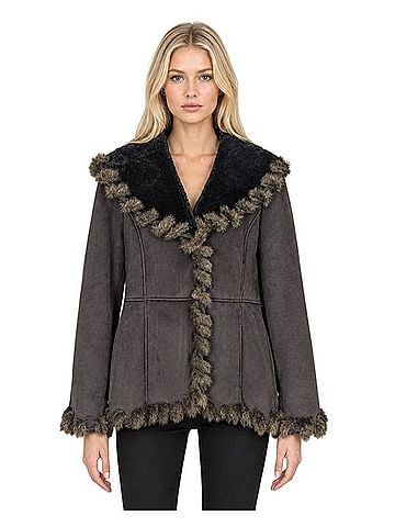 Marvin Richards Penny Lane Faux Fur Jacket (view 1)