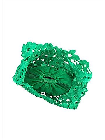 melie bianco Women's Aster Shoulder Lace Bag in Kelly Green (view 2)