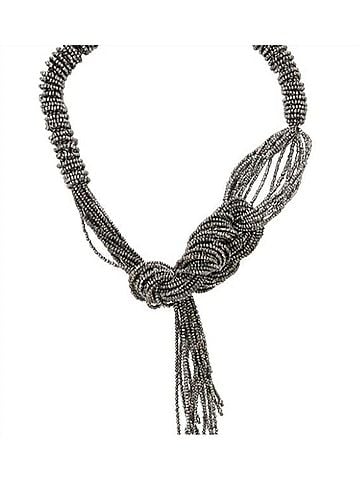 Brunello Cucinelli Monili Multi-Strand Tie Lariat Necklace in Cveru (view 2)