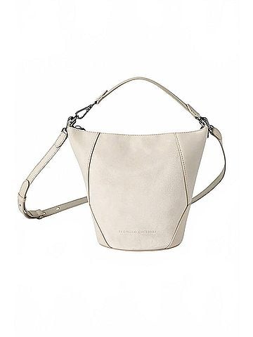 Brunello Cucinelli Women's Duo Bucket Handbags in Ivory (view 1)