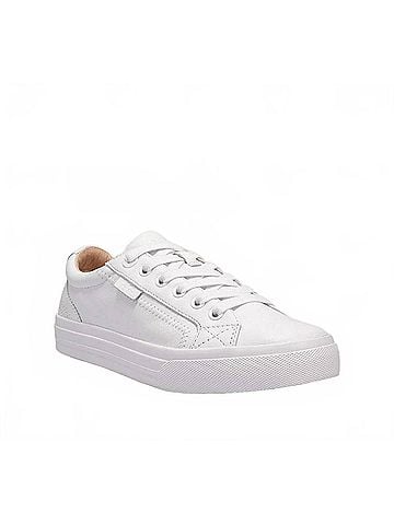 Taos Women'S Plim Soul Lux Sneaker in White Leather (view 1)