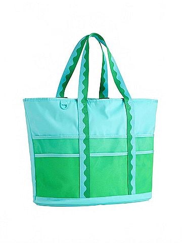 Shiraleah Women's Camden Neoprene Tote Bag in Aqua (view 2)