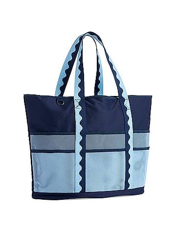 Shiraleah Women's Camden Neoprene Tote Bag in Navy (view 2)