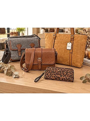Fossil Rfid Logan Zip Clutch in Leopard (view 2)