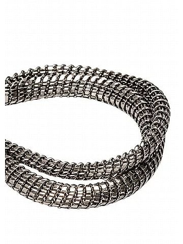 Brunello Cucinelli Women's Double Bracelet in Silver (view 2)