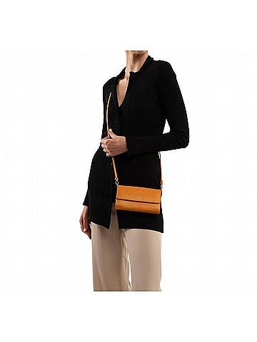 Matt & Nat Women's Drew Med Vegan Crossbody Bag- Arbor in Marigold (view 2)